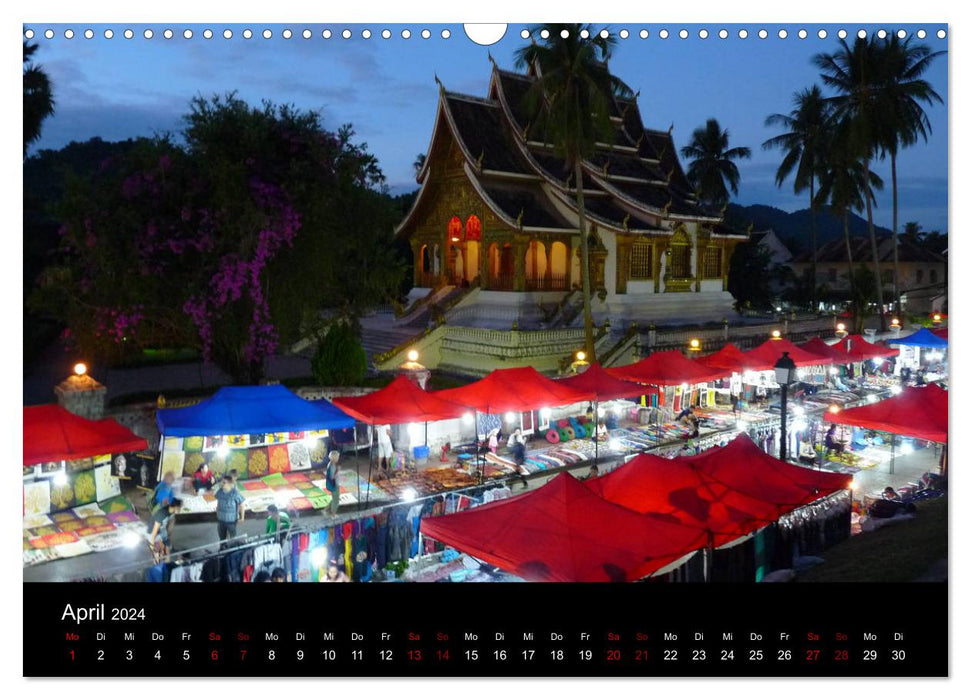 LAOS - mystisches Luang Prabang (CALVENDO Wandkalender 2024)