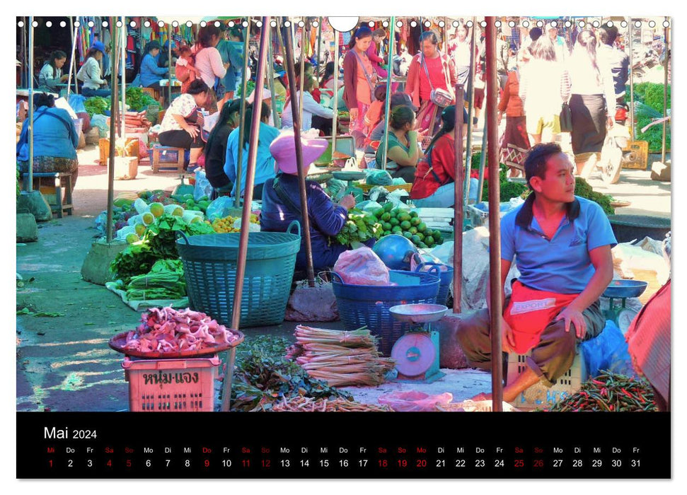 LAOS - mystical Luang Prabang (CALVENDO wall calendar 2024) 