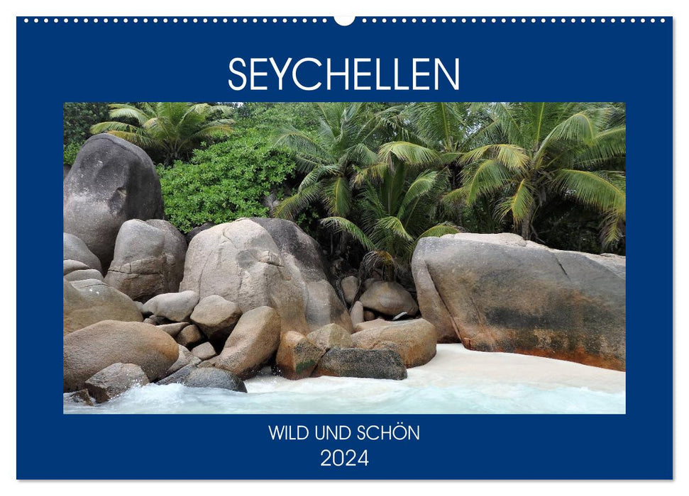 Seychelles - Wild and Beautiful (CALVENDO wall calendar 2024) 