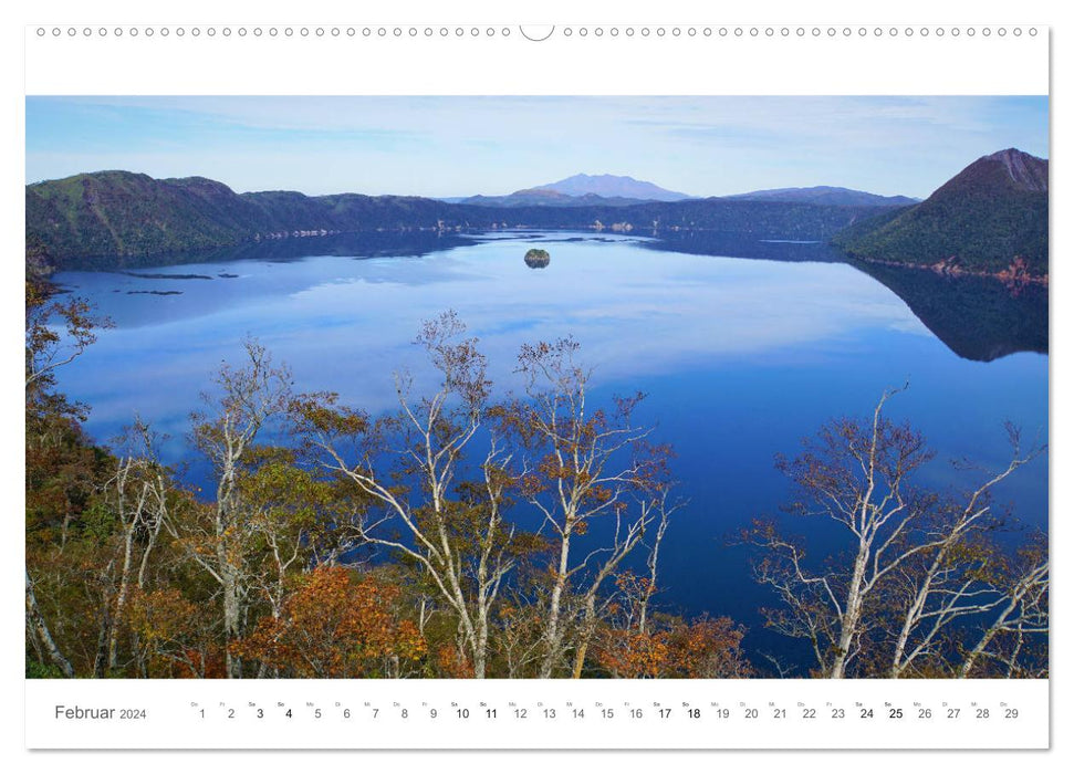 Hokkaido - Japan's northernmost island in autumn mood (CALVENDO wall calendar 2024) 