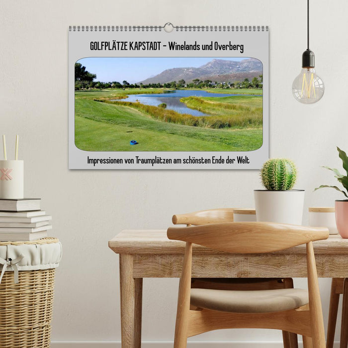 Golf courses Cape Town - Cape Winelands and Overberg (CALVENDO wall calendar 2024) 