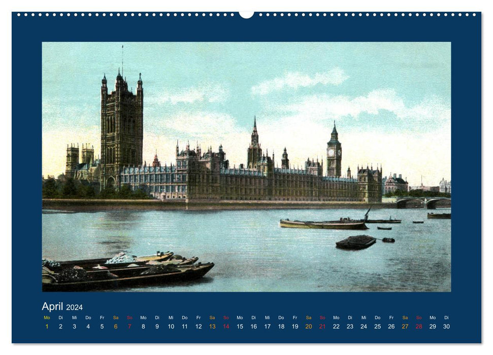 Historic London from 1888 to 1918 (CALVENDO Premium Wall Calendar 2024) 