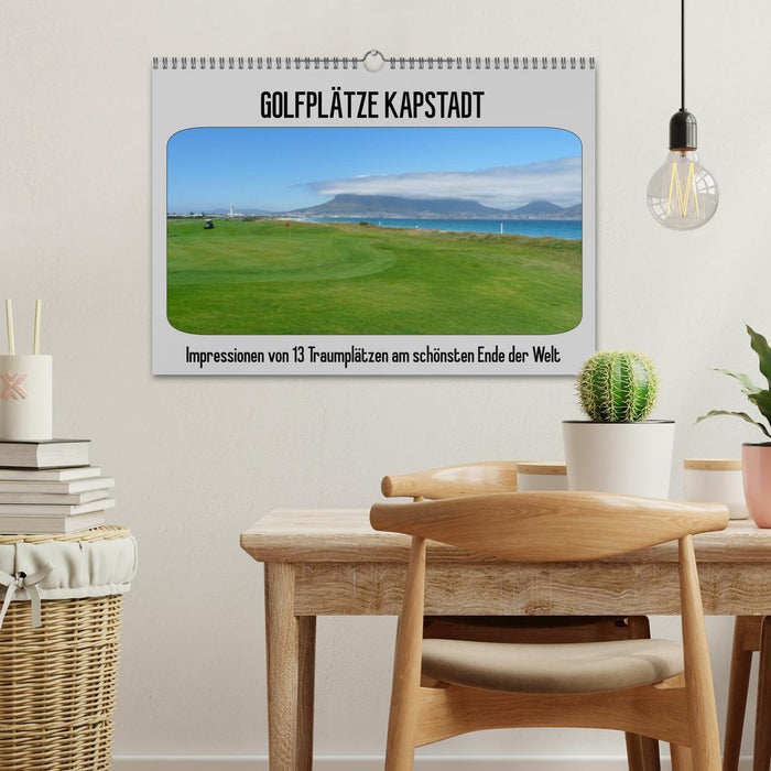 Parcours de golf du Cap (Calendrier mural CALVENDO 2024) 