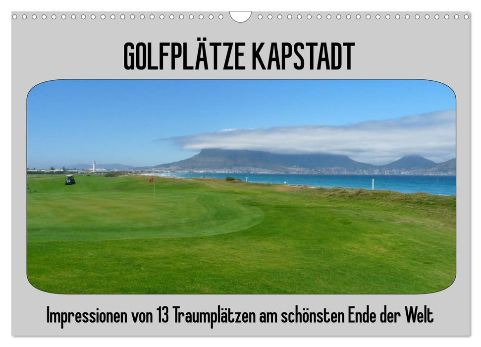 Parcours de golf du Cap (Calendrier mural CALVENDO 2024) 