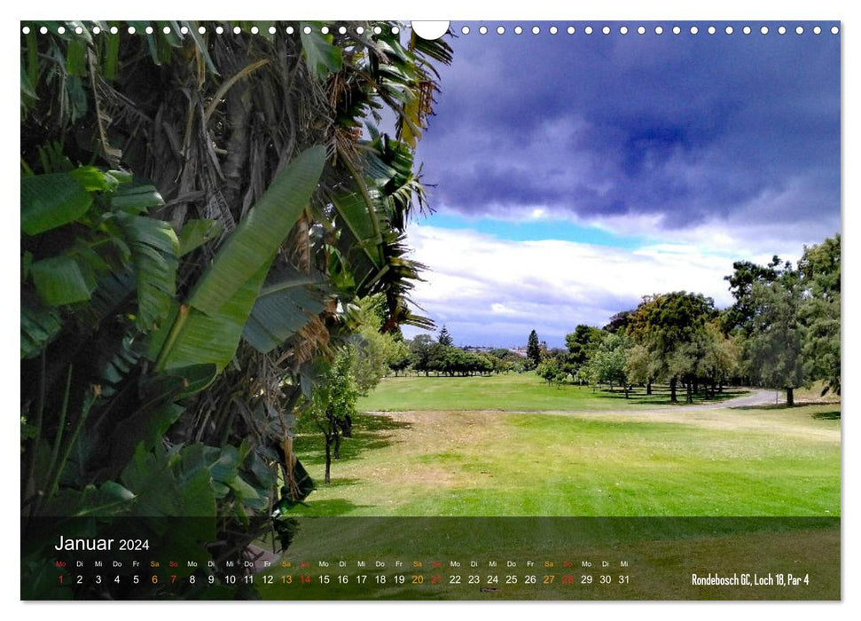 Golfplätze Kapstadt (CALVENDO Wandkalender 2024)