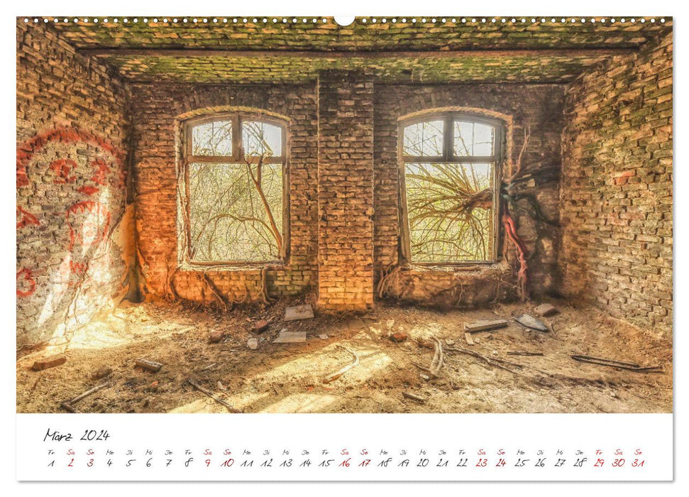 Lost Places - Türen und Fenster (CALVENDO Wandkalender 2024)