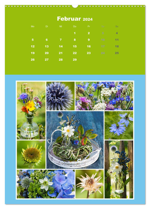 Der kunterbunte Collagen Kalender (CALVENDO Premium Wandkalender 2024)