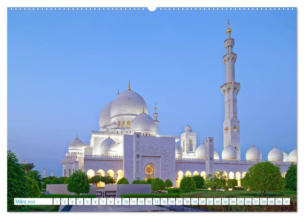 Breathtaking Abu Dhabi - idyll on the Persian Gulf (CALVENDO wall calendar 2024) 