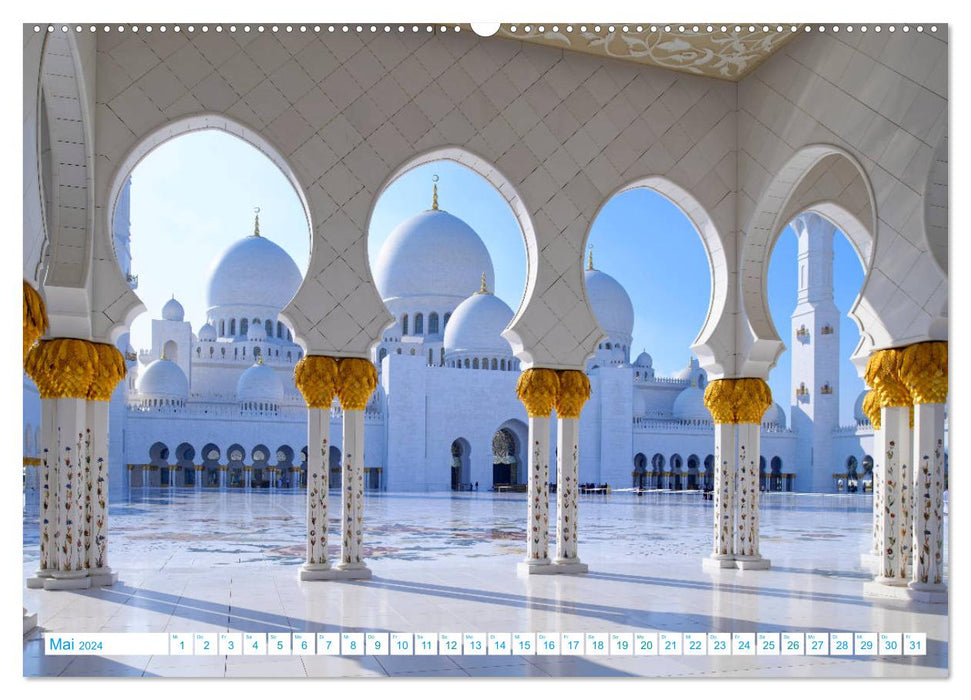 Breathtaking Abu Dhabi - idyll on the Persian Gulf (CALVENDO wall calendar 2024) 