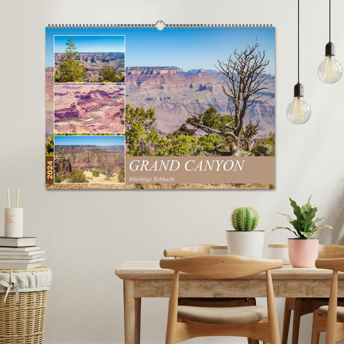 GRAND CANYON Mächtige Schlucht (CALVENDO Wandkalender 2024)