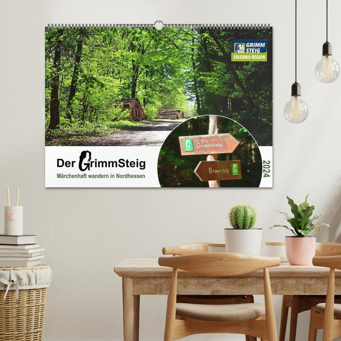 Le Grimmsteig (calendrier mural CALVENDO 2024) 