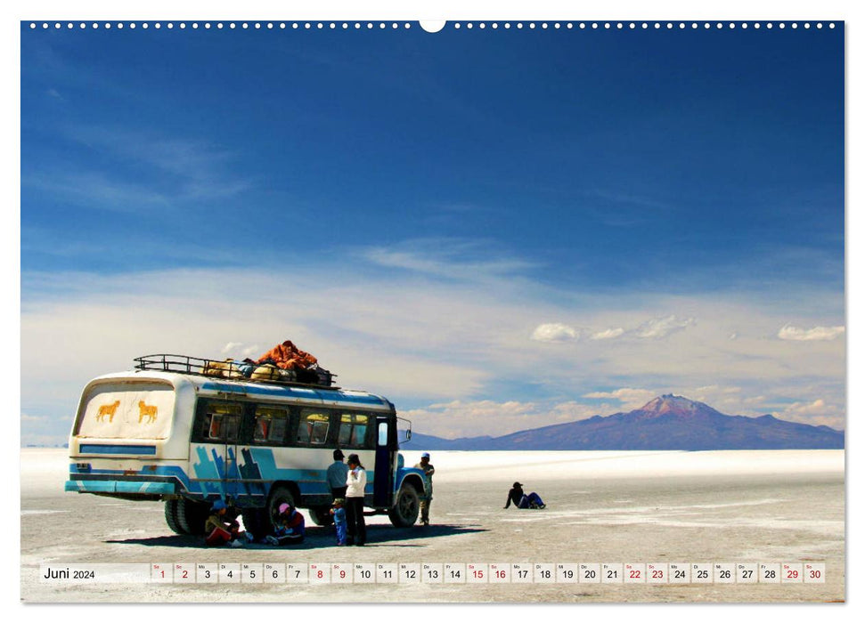 Abenteuer Anden - Peru und Bolivien (CALVENDO Premium Wandkalender 2024)