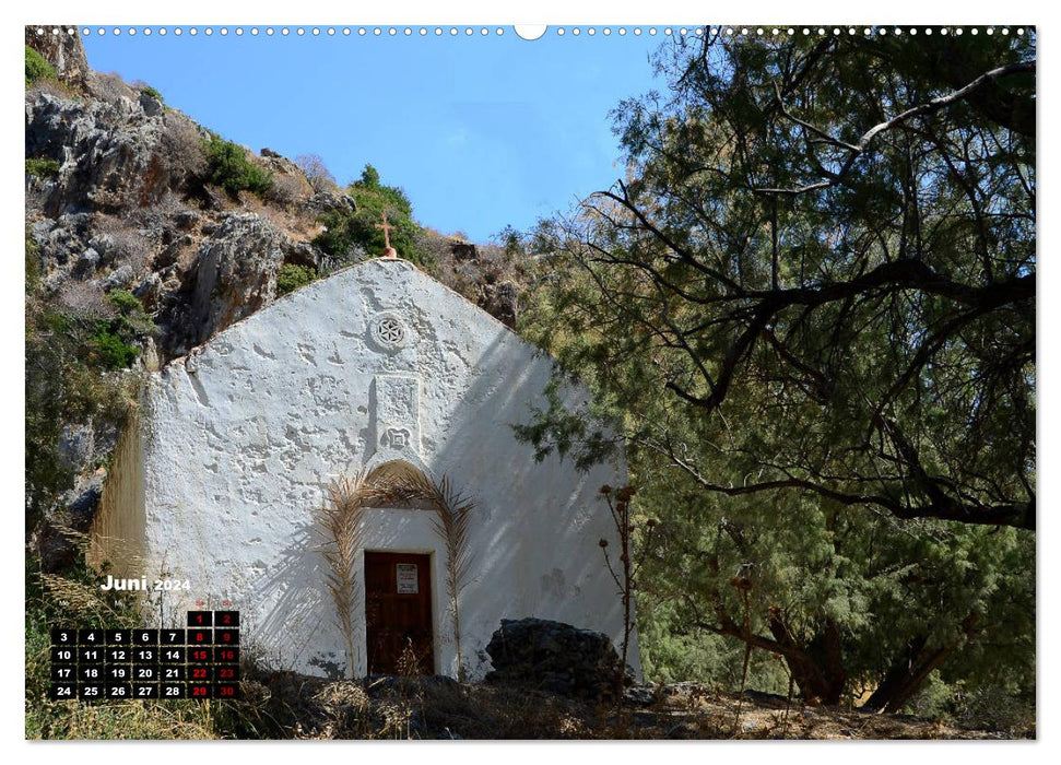 Chapels and churches on Crete (CALVENDO wall calendar 2024) 