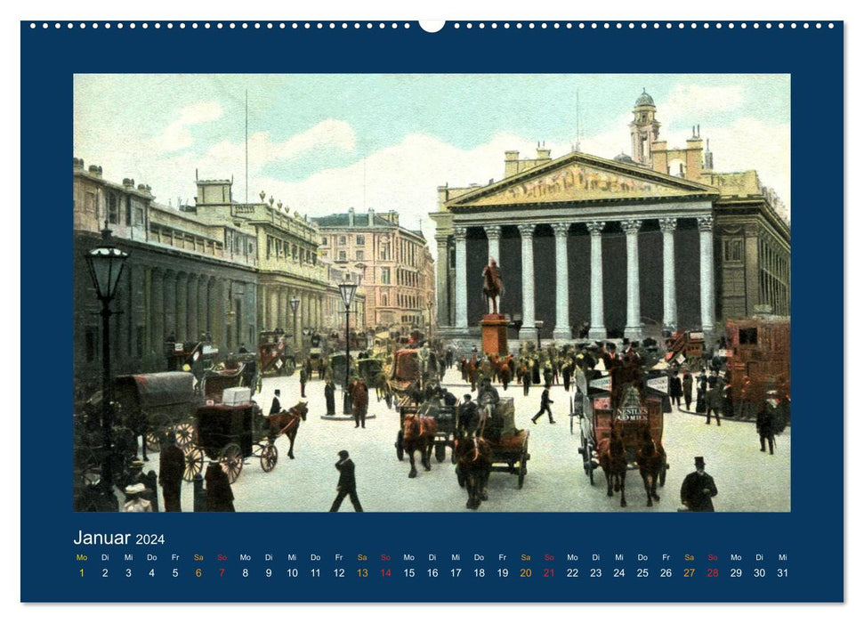 Historisches London von 1888 bis 1918 (CALVENDO Wandkalender 2024)