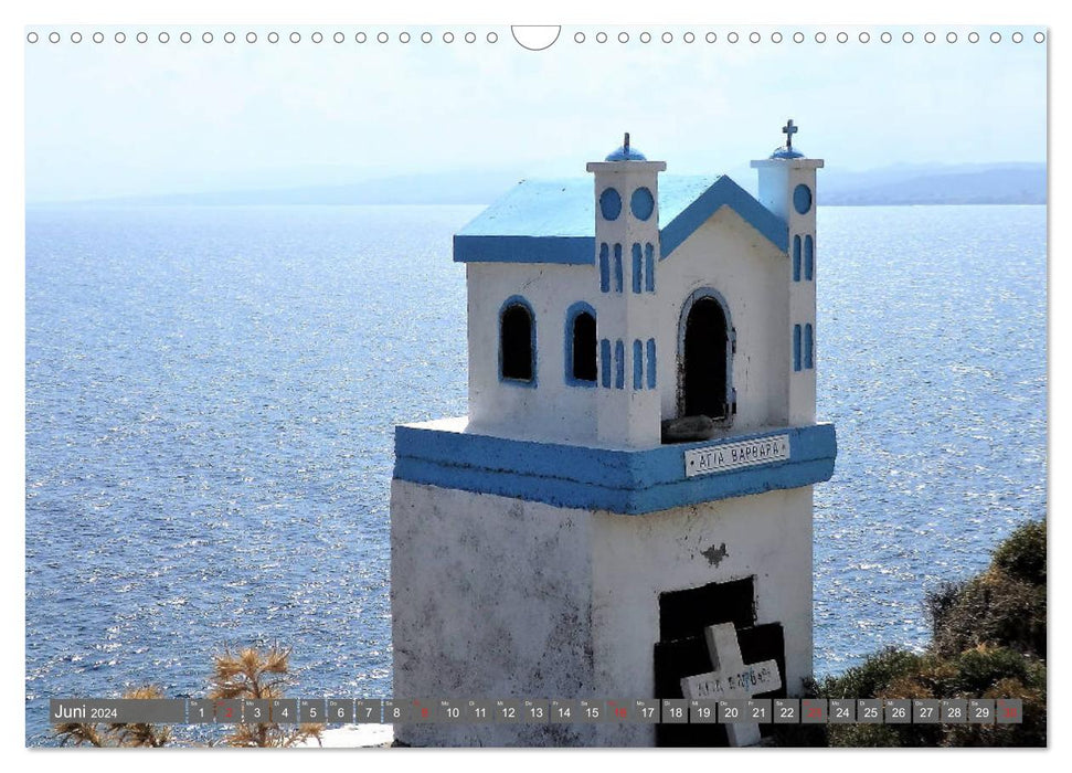 Kreta Pur - A picture journey for the senses (CALVENDO wall calendar 2024) 