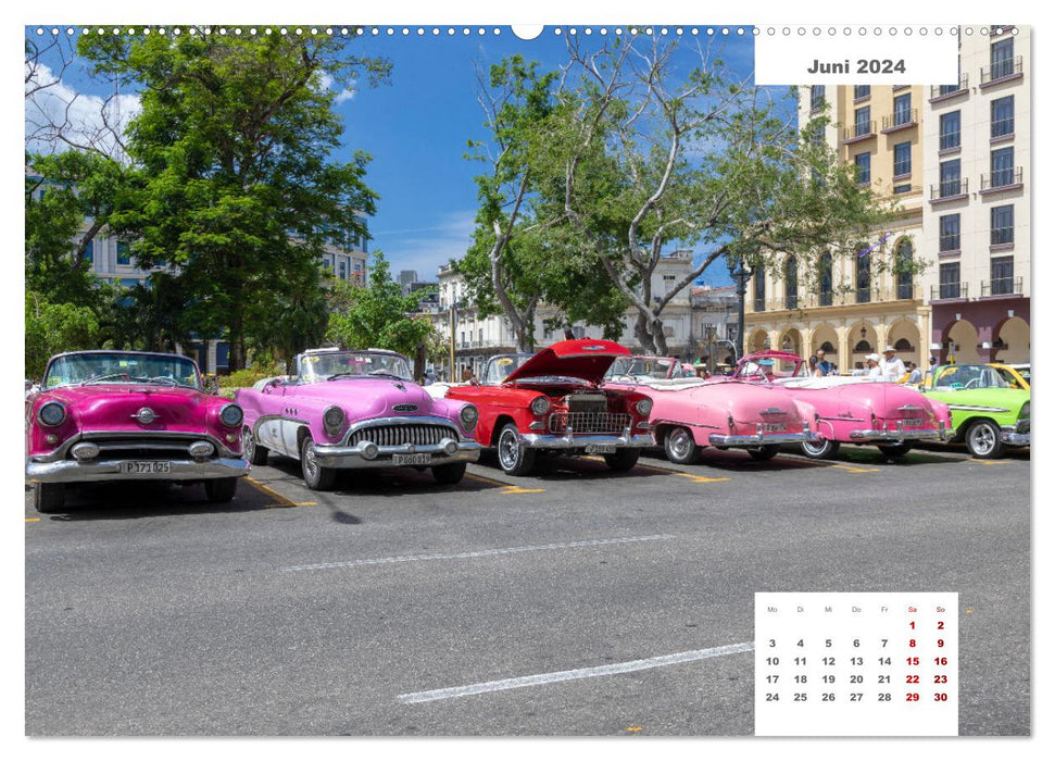 Kuba - karibisches Inselparadies (CALVENDO Premium Wandkalender 2024)