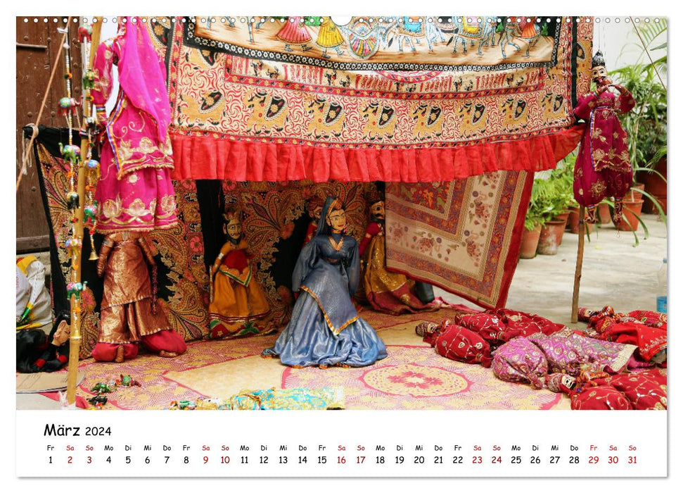 Indien - Dschungelbuch und Maharajas (CALVENDO Premium Wandkalender 2024)