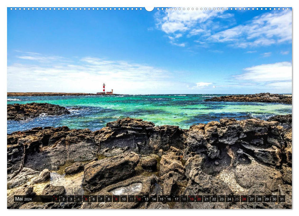FUERTEVENTURA Impressions paradisiaques de l'île (Calvendo Premium Wall Calendar 2024) 