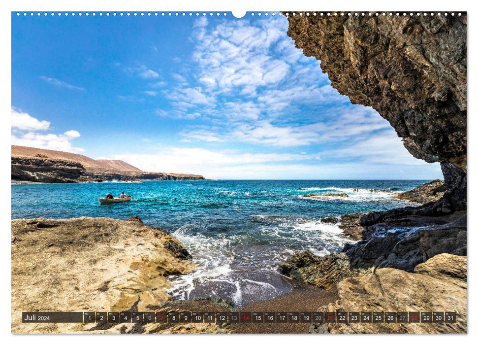 FUERTEVENTURA Impressions paradisiaques de l'île (Calvendo Premium Wall Calendar 2024) 