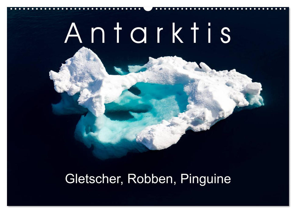 Antarktis Gletscher, Robben, Pinguine (CALVENDO Wandkalender 2024)