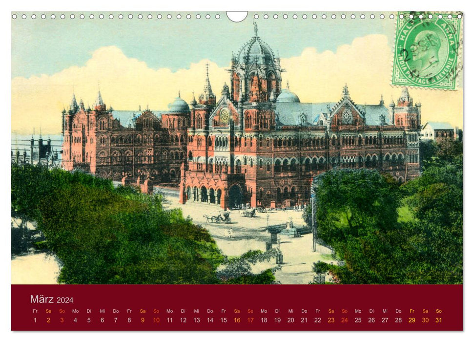 Altes Indien um 1900 (CALVENDO Wandkalender 2024)
