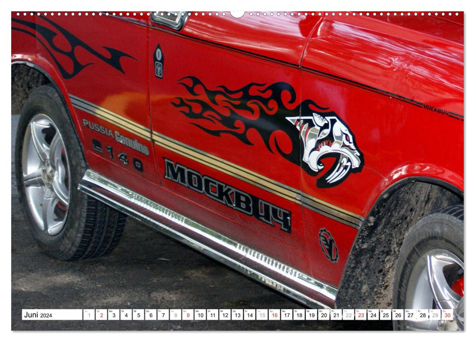 MOSKWITSCH - Auto-Legende der UdSSR (CALVENDO Premium Wandkalender 2024)