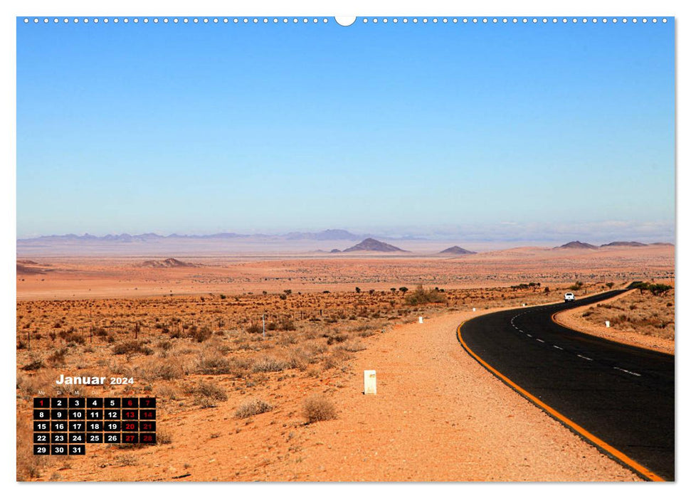 Pisten und Straßen - unterwegs im südlichen Afrika (CALVENDO Premium Wandkalender 2024)