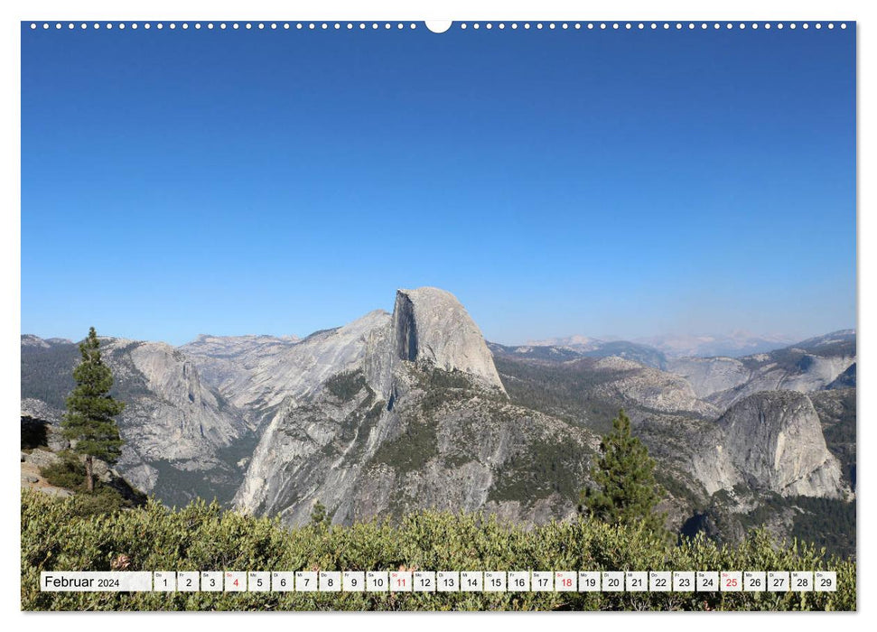 Merveilles naturelles de l’ouest des États-Unis (Calendrier mural CALVENDO Premium 2024) 