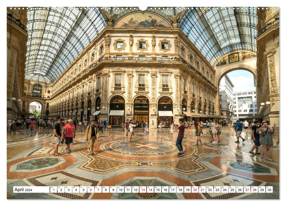 Italien - Mailand (CALVENDO Premium Wandkalender 2024)