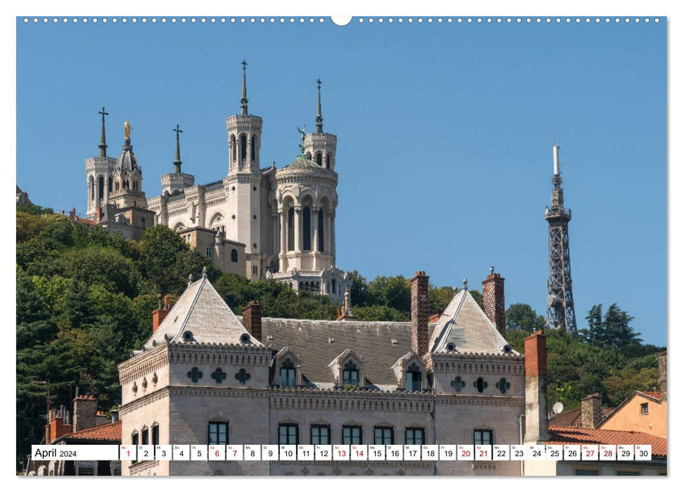 Frankreich - Lyon (CALVENDO Premium Wandkalender 2024)