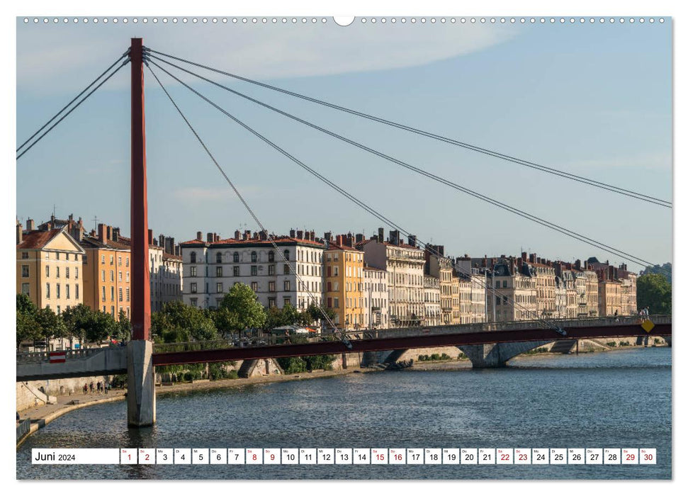 Frankreich - Lyon (CALVENDO Premium Wandkalender 2024)