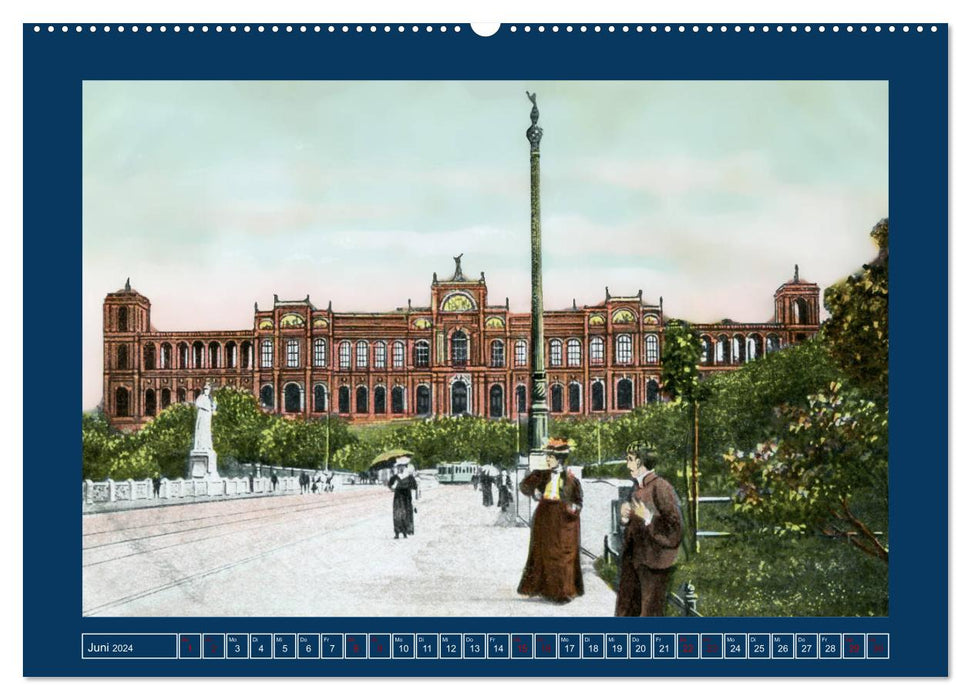 Lebendiges München von 1888 bis 1918 (CALVENDO Premium Wandkalender 2024)