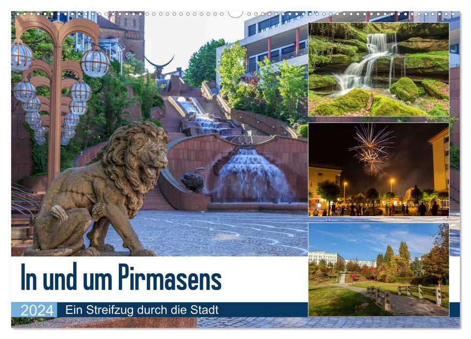 Dans et autour de Pirmasens (calendrier mural CALVENDO 2024) 