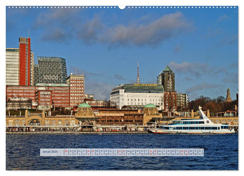 Hamburg - Mein Hafen (CALVENDO Wandkalender 2024)