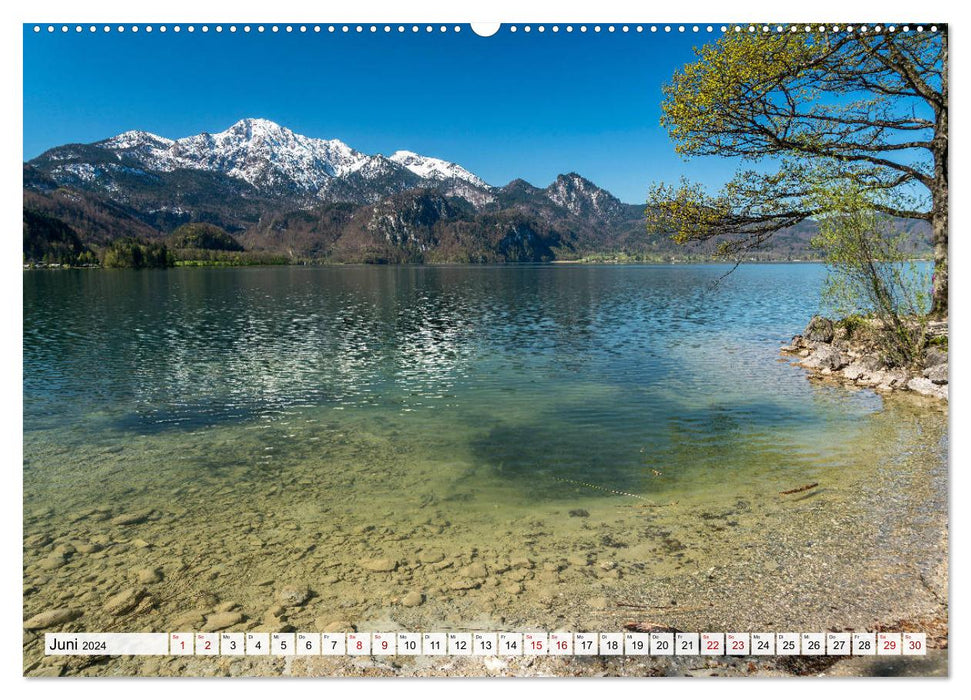 Bayerns schönste Seen (CALVENDO Premium Wandkalender 2024)