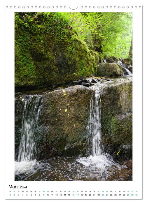 Natur genießen - Hunsrück, Mosel und Eifel (CALVENDO Wandkalender 2024)