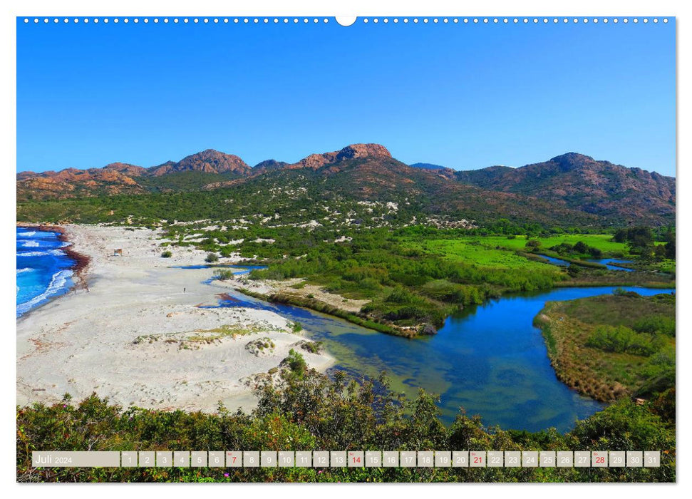 Korsika - Wandern zu den Naturwundern (CALVENDO Premium Wandkalender 2024)