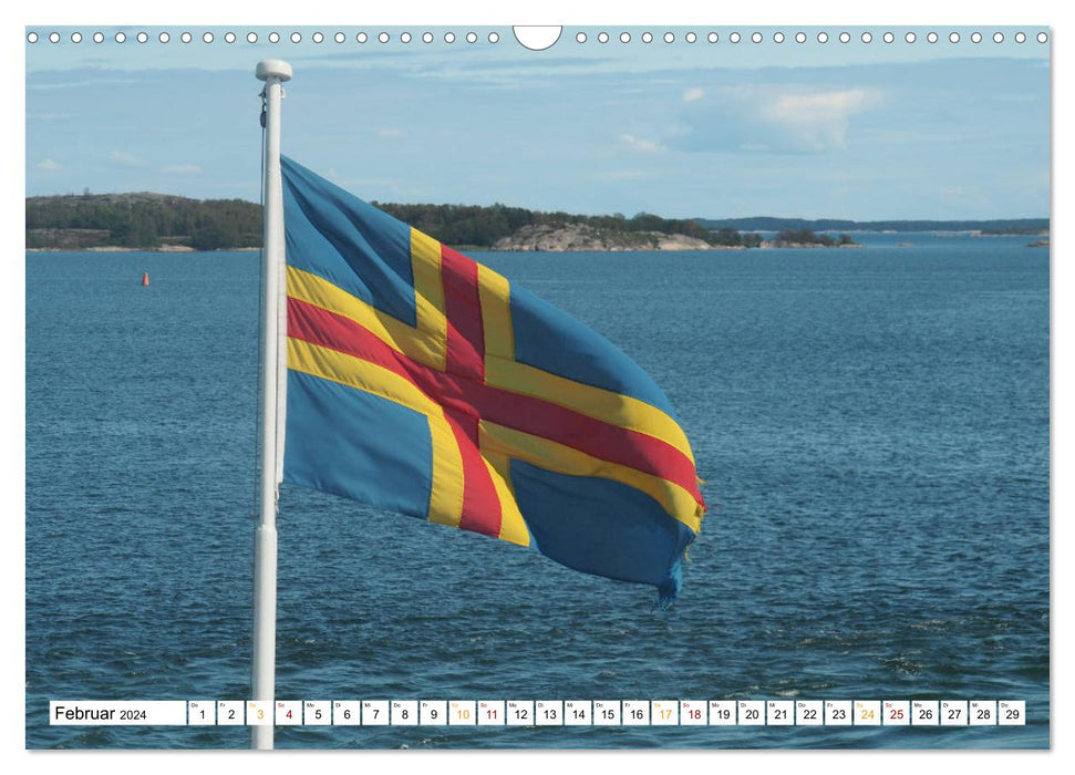 Ålandinseln. Schärengarten zwischen Finnland und Schweden (CALVENDO Wandkalender 2024)