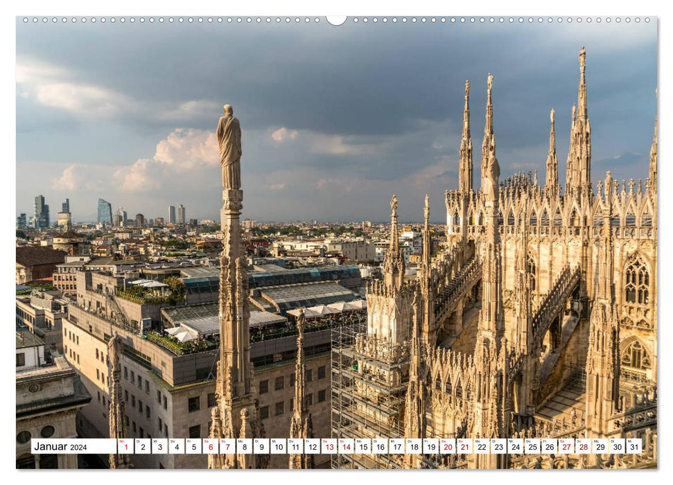 Italien - Mailand (CALVENDO Wandkalender 2024)