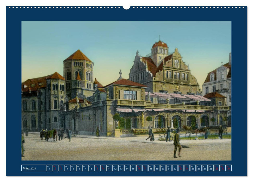 Munich animé de 1888 à 1918 (calendrier mural CALVENDO 2024) 