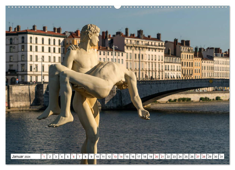 Frankreich - Lyon (CALVENDO Wandkalender 2024)