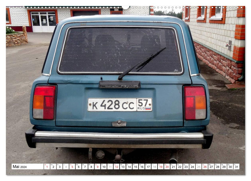 Mobile soviétique – Voitures anciennes de l'URSS (Calvendo Premium Wall Calendar 2024) 