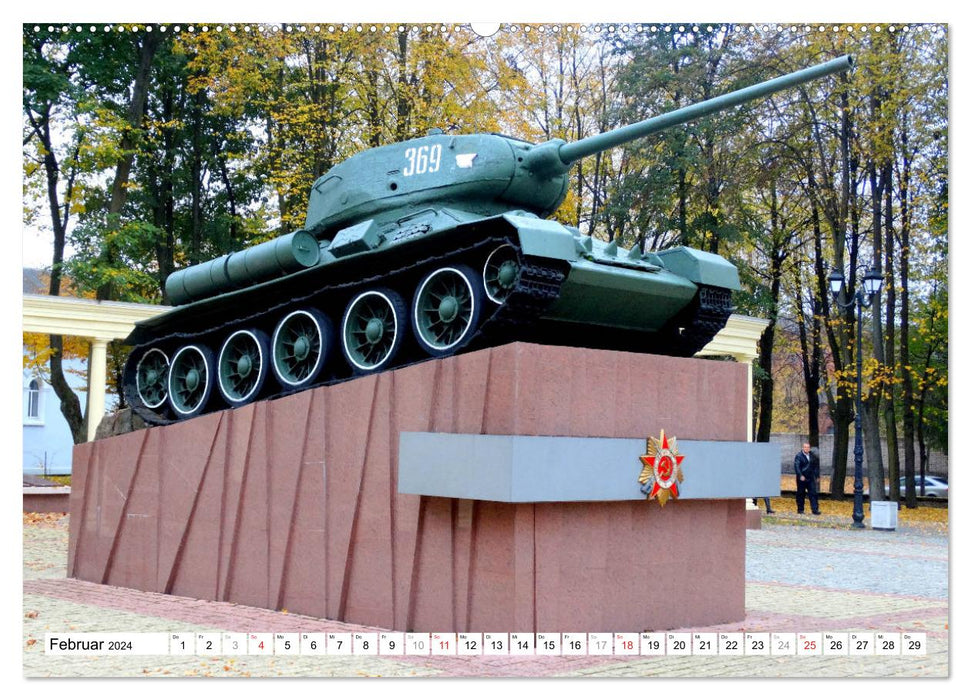Retour en URSS - Nostalgie soviétique en Russie (Calvendo Premium Wall Calendar 2024) 