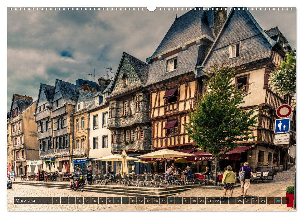 Bretagne zum Verlieben (CALVENDO Premium Wandkalender 2024)