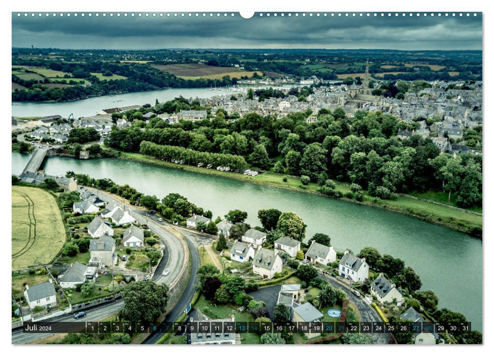 La Bretagne dont vous tomberez amoureux (Calendrier mural CALVENDO Premium 2024) 