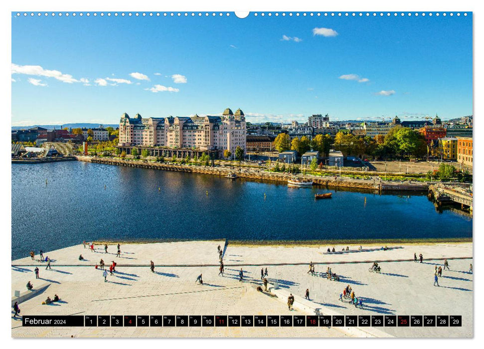 Oslo Impressionen (CALVENDO Wandkalender 2024)