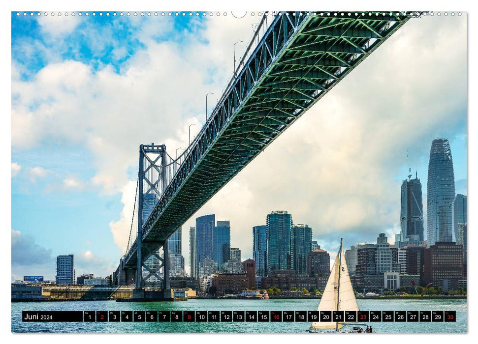 San Francisco Metropole in Kalifornien (CALVENDO Premium Wandkalender 2024)