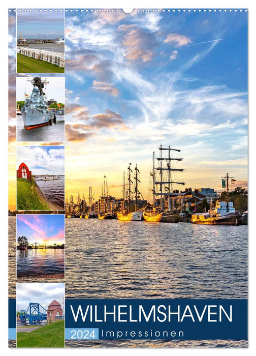Wilhelmshaven Impressionen (CALVENDO Wandkalender 2024)