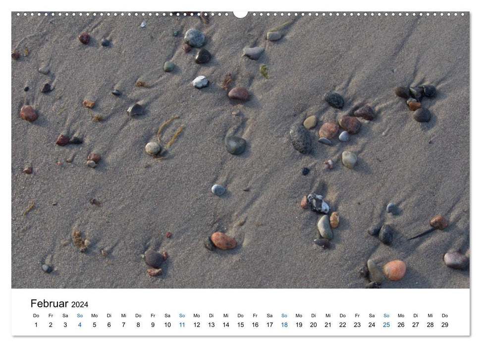 Traces dans le sable (Calendrier mural CALVENDO 2024) 