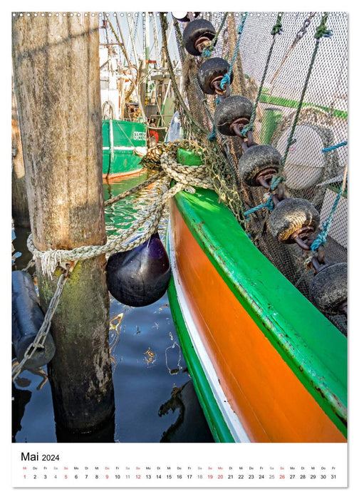 GREETSIEL Rund um den Hafen (CALVENDO Wandkalender 2024)